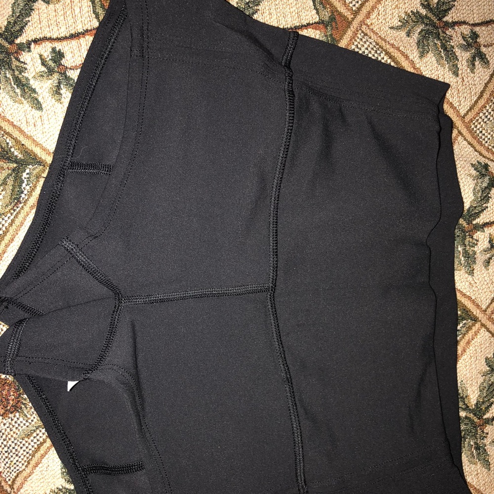 Lululemon black athletic shorts